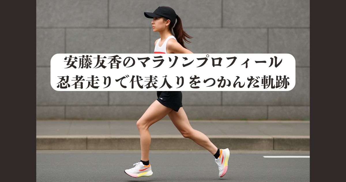 安藤友香のマラソンプロフィール｜忍者走りで代表入りをつかんだ軌跡