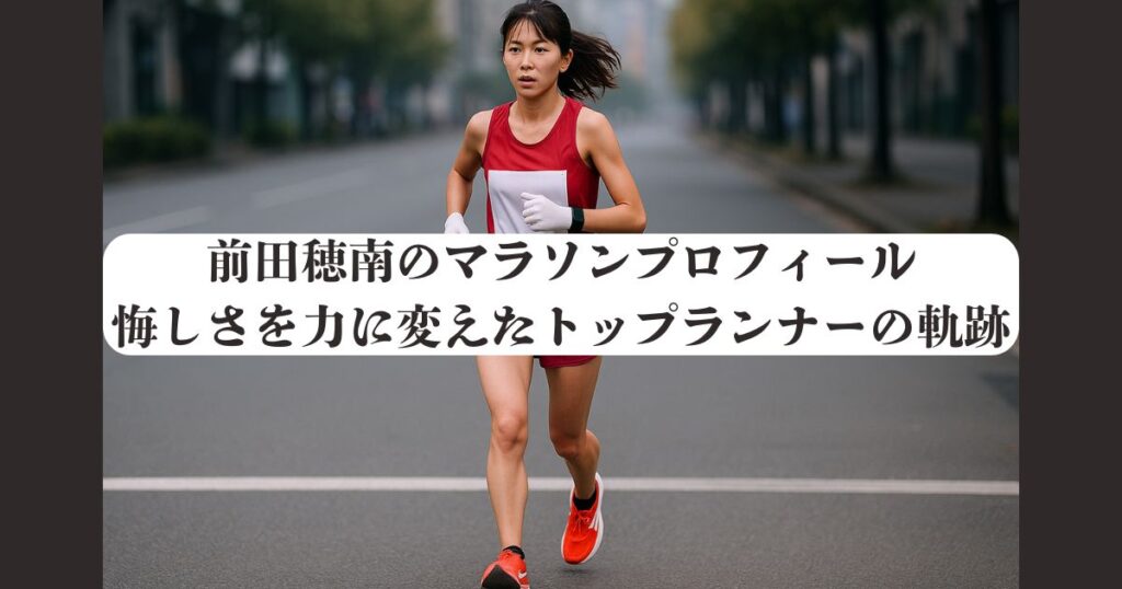 前田穂南のマラソンプロフィール｜悔しさを力に変えたトップランナーの軌跡